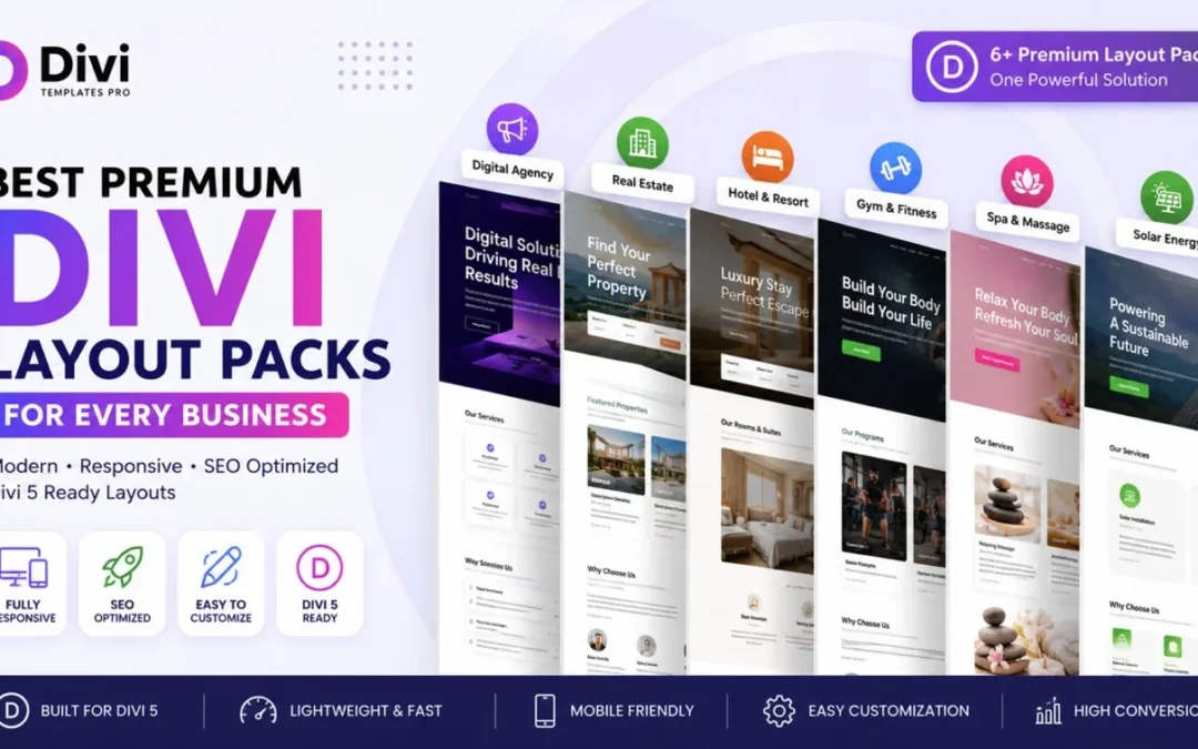 Best Premium Divi Layout Packs for Business Websites (Complete Guide)